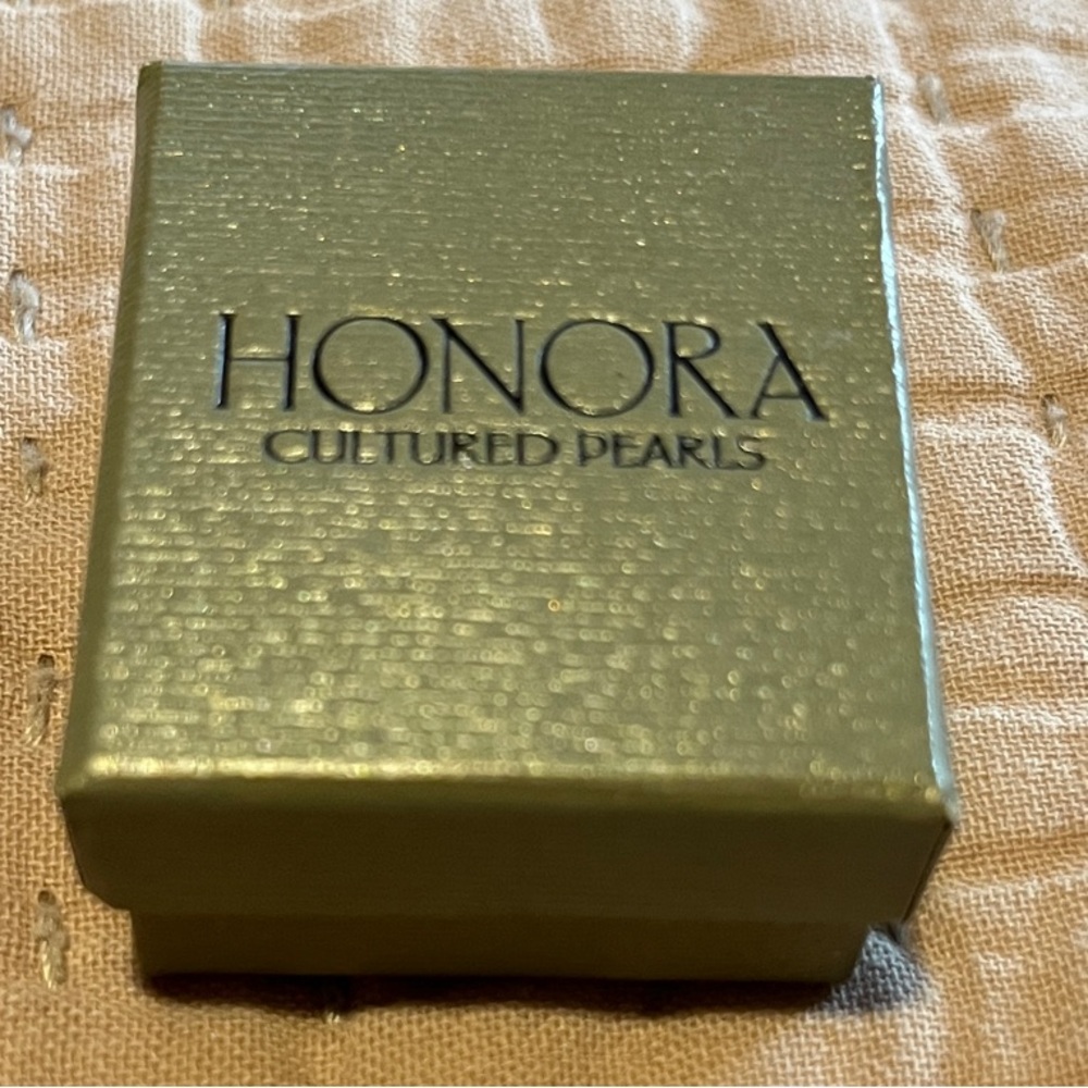 Honora Cultured Pearl Stud Earrings New in Box